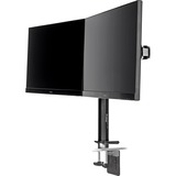 iiyama DS1002C-B1 soporte para monitor 76,2 cm (30") Escritorio Negro, Soporte de monitor negro, Abrazadera, 10 kg, 25,4 cm (10"), 76,2 cm (30"), 100 x 100 mm, Negro