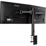 iiyama DS1002C-B1 soporte para monitor 76,2 cm (30") Escritorio Negro, Soporte de monitor negro, Abrazadera, 10 kg, 25,4 cm (10"), 76,2 cm (30"), 100 x 100 mm, Negro