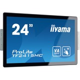 iiyama ProLite TF2415MC-B2 pantalla para PC 60,5 cm (23.8") 1920 x 1080 Pixeles Full HD VA Pantalla táctil Multi-usuario Negro, Monitor LED negro, 60,5 cm (23.8"), 1920 x 1080 Pixeles, Full HD, VA, 16 ms, Negro