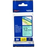 Brother Cinta laminada 12mm, Cinta de escritura Negro sobre verde, TZe, Verde, Transferencia térmica, Filipinas, 5 año(s)