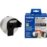 Brother DK-11208 cinta para impresora de etiquetas Negro sobre blanco, Cinta de escritura Negro sobre blanco, 400 pieza(s), DK, Blanco, Térmica directa, China