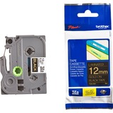 Brother TZE-334 cinta para impresora de etiquetas Oro sobre negro, Cinta de escritura Oro sobre negro, TZe, Transferencia térmica, China, 5 año(s), Brother