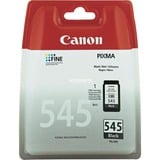 Canon PG-545 cartucho de tinta 1 pieza(s) Original Rendimiento estándar Negro Rendimiento estándar, Negro, Tinta a base de pigmentos, 1 pieza(s), 180 páginas, Pack individual