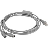 Datalogic CABLE-321 Accesorios para lector de código de barras Gris, Macho/Macho, 2 m, Gris, 130 g