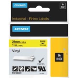 Dymo Etiquetas de Vinilo IND, Cinta de escritura Negro sobre amarillo, Multicolor, Vinilo, -40 - 80 °C, UL 969, DYMO