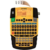 Dymo RHINO 4200 impresora de etiquetas QWERTZ, Rotulador QWERTZ, Ión de litio, Negro, Amarillo