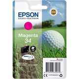 Epson Golf ball Tinta magenta 34 DURABrite Ultra Pelota de golf Rendimiento estándar, Magenta, Tinta a base de pigmentos, 4,2 ml, 1 pieza(s), 300 páginas