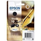 Epson Pen and crossword Singlepack Black 16XL DURABrite Ultra Ink, Tinta Alto rendimiento (XL), Negro, Tinta a base de pigmentos, 12,9 ml, 1 pieza(s), 500 páginas