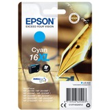 Epson Pen and crossword Singlepack Cyan 16XL DURABrite Ultra, Tinta Alto rendimiento (XL), Cian, 6,5 ml, 1 pieza(s), 450 páginas