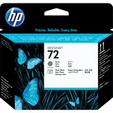 HP 72 cabeza de impresora Inyección de tinta térmica, Cabezal de impresión HP DesignJet T610 Printer series, T620 Printer series, T770 Printer series, T1100 Printer series,..., Inyección de tinta térmica, Gris, Foto negro, C9380A, Singapur, 28 mm