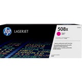 HP Cartucho de tóner original LaserJet 508X magenta de alta capacidad 9500 páginas, Magenta, 1 pieza(s)
