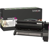 Lexmark 15G041M Laser cartridge 6000páginas Magenta tóner y cartucho láser Laser cartridge, 6000 páginas, Magenta, 1 pieza(s)