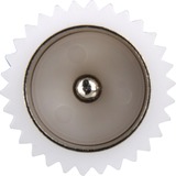 goobay 11535 cambiador de género para cable IEC Blanco, Adaptador IEC, IEC, Blanco