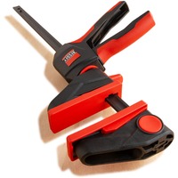 BESSEY Sargento de una mano con mango giratorio EZ360-45, Gato negro/Rojo