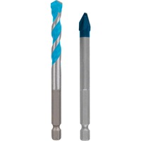 Bosch EXPERT HEX-9 HardCeramic + HEX-9 MultiConstruction Juego de brocas, Ø 8mm, Conjuntos de brocas 