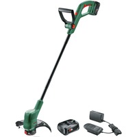 Bosch EasyGrassCut 26 cm Batería Negro, Verde, Cortabordes verde/Negro, Cortabordes, 26 cm, Hilo de nailon, Empuñadura en D, 1,6 m, Negro, Verde