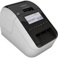 Brother QL-820NWBC impresora de etiquetas Térmica directa Color 300 x 300 DPI 176 mm/s Inalámbrico y alámbrico Ethernet DK Wifi Bluetooth negro/blanco, DK, Térmica directa, 300 x 300 DPI, 176 mm/s, Color, Inalámbrico y alámbrico