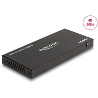 DeLOCK Divisor HDMI 1 x HDMI entrada a 4 x HDMI salida 4K 60 Hz, Splitter HDMI negro
