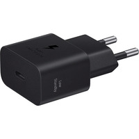 SAMSUNG EP-T2510 Universal Negro USB Carga rápida Interior, Cargador negro, Interior, USB, Negro
