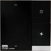 Shelly LinkedGo termostato HVAC inteligente, Termostato de la calefacción negro