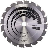 Bosch 2 608 640 691 hoja de sierra circular 31,5 cm 1 pieza(s) Madera para construcción, 31,5 cm, 3 cm, 2,2 mm, 3,2 mm, 7/42