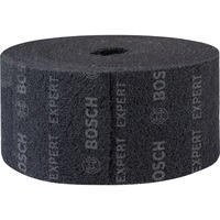 Bosch 2 608 901 235 papel de lija Rollo abrasivo Grano medio 1 pieza(s), Hoja de lija negro, Rollo abrasivo, Grano medio, Vellón, Trabajo de acabado, Eliminación de pintura, Metal, Madera, Negro