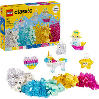 LEGO Classic Caja de Magia Transparente, Juegos de construcción Juego de construcción, 5 año(s), Plástico, 340 pieza(s), 418 g
