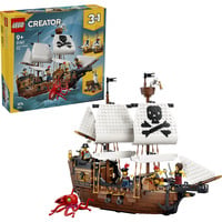 LEGO Creator 3-en-1 Barco pirata legendario, Juegos de construcción 