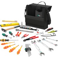 Wera 2go SHK 1 Juego de herramientas para tecnología sanitaria, calefacción y climatización, Kit de herramientas negro