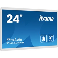 iiyama ProLite TW2424AS-W1, Monitor LED blanco
