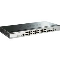 D-Link DGS-1510-28P switch Gestionado L3 Gigabit Ethernet (10/100/1000) Energía sobre Ethernet (PoE) Negro, Interruptor/Conmutador Gestionado, L3, Gigabit Ethernet (10/100/1000), Bidireccional completo (Full duplex), Energía sobre Ethernet (PoE), Montaje en rack