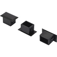 Digitus Tapón ciego para LC Dúplex, Tapa protectora negro