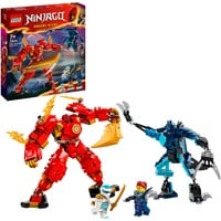LEGO NINJAGO Meca Elemental del Fuego de Kai, Juegos de construcción Juego de construcción, 7 año(s), Plástico, 322 pieza(s), 484 g
