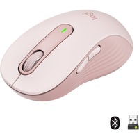 Logitech Signature M650 L, Ratón rosa, mano derecha, Óptico, Bluetooth, 4000 DPI, Rosa