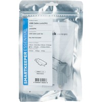 SMARTKEEPER ESSENTIAL Candado para cable USB (LK03), Cerradura insertable 