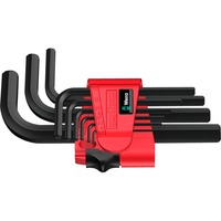 Wera 950/9 Hex-Plus 7 juego de llaves Allen, 9 piezas, Destornillador negro