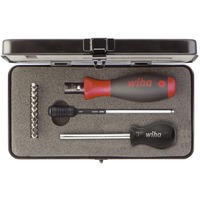 Wiha Juego de destornilladores de torque TorqueVario-S negro/Rojo