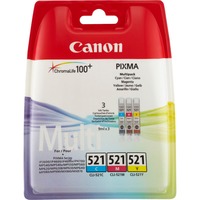 Canon 2934B016 cartucho de tinta 3 pieza(s) Original Cian, Magenta, Amarillo Cian, Magenta, Amarillo, 3 pieza(s), Multipack