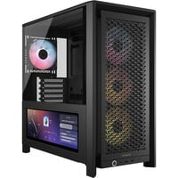 Corsair FRAME 4000D LCD RS ARGB, Cajas de torre negro