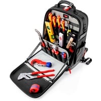 KNIPEX Mochila de herramientas Modular X18 Sanitär, Kit de herramientas negro