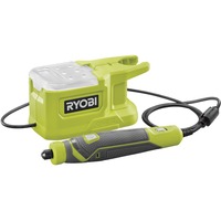 Ryobi ONE+ Herramienta rotativa inalámbrica RRT18-0, 18Volt, Amoladora recta verde/Negro
