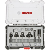 Bosch 2 607 017 469 fresadora Carburo, Madera, 3,5 cm, 2,5 cm, Negro, Acero inoxidable