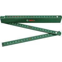Bosch Regla plegable de madera 2m, Bar verde