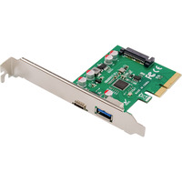 Digitus Tarjeta PCIe USB Tipo-C™ + USB A, Tarjeta de interfaz 