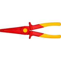 KNIPEX Alicates planos redondos de plástico, Pinza rojo/Amarillo