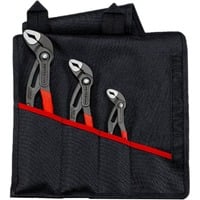 KNIPEX Juego de pinzas Cobra, 3 piezas, Set de pinzas rojo