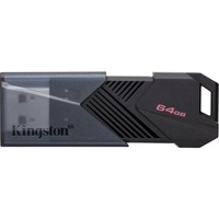 Kingston DataTraveler Exodia Onyx 64 GB, Lápiz USB negro/Negro