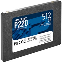 Patriot P220 512 GB, Unidad de estado sólido negro