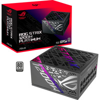 ASUS ROG -STRIX-1200P-GAMING unidad de fuente de alimentación 1200 W 20+4 pin ATX ATX Negro, Fuente de alimentación de PC 1200 W, 100 - 240 V, Activo, 130 W, 1200 W, 130 W