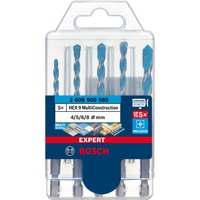 Bosch 2 608 900 585 broca Juego de brocas 5 pieza(s), Conjuntos de brocas Taladro, Juego de brocas, Concreto, Plástico, Baldosa blanda, Madera blanda, Acero, Vástago hexagonal, 15 mm, 73 mm